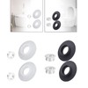 5 Pcs Replacement Flush Valve Seal & Clip Compatible with