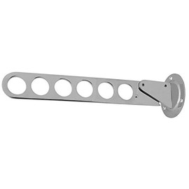 Clothes Rail Foldable Clothes Hook Chrome