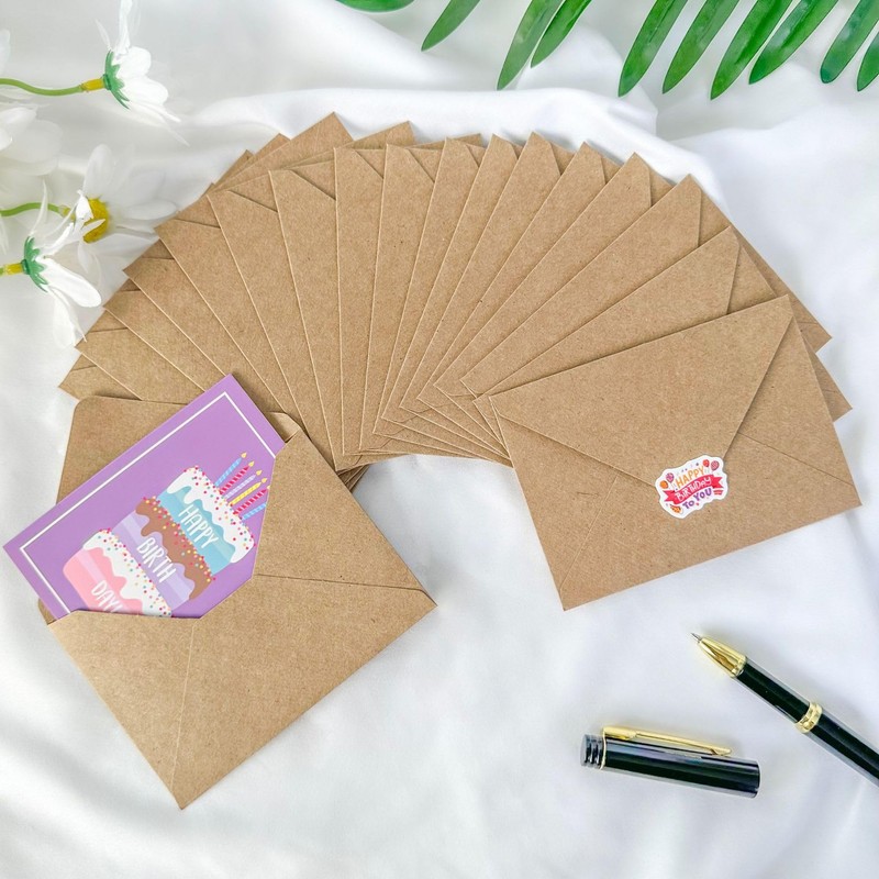 Birthday Cards, Birthday Cards, Stylish (Set of 20, with Envelopes)