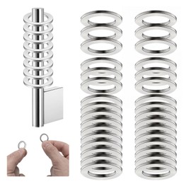 80 Stück Fitschenringe Zimmertüren, M10*16 * 1.2mm & 1.5mm Unterlegscheiben Türscharnier, M10 Tür Unterlegscheiben Edelstahl,Fitschenringe Für Standard Zimmertüren Montageringe