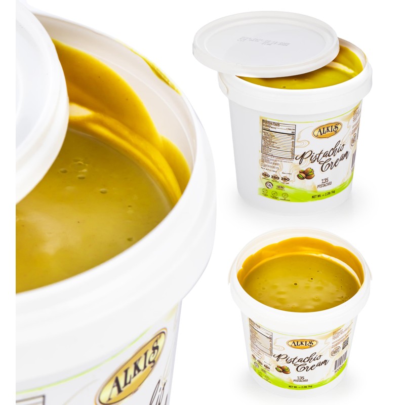 Pistachio Cream, Bulk Pistachio Cream for Dubai Chocolate Bar, 2.2