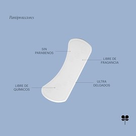 Her Kit Pantiprotectores de Algodón Orgánico Flujo Ligero Paquete de 8 Cajitas (192 piezas) Protección Cómoda y Transpirable