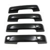 FZJDSD Gloss Black Door Handle Covers with Smart Key Cutout
