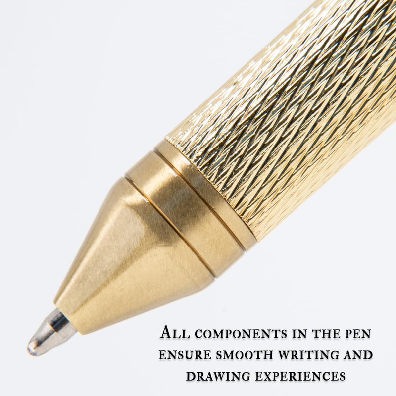 Monteverde USA Quadro 4-in-1 Multifunction Pen - Brass Finish -