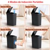 1pcs 11L Negro Cubo De Basura Automático - Botes de
