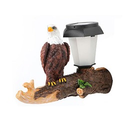 MONMOB Eagle Solar Garden Outdoor Hanging Statues Eagle Fence Solar Lights Outdoor Waterproof Garden Lawn Decor Eagle Statue for Patio Balcony Yard Ornament Unique Housewarming Gifts