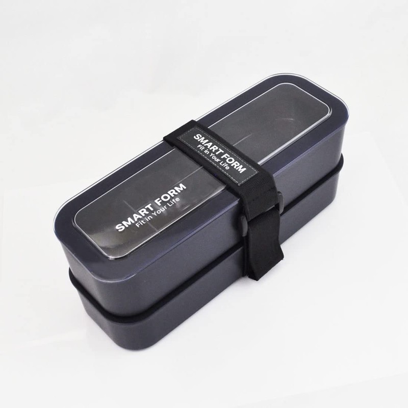 Iwasaki Industries B-1484 NN Lunch Box, 3-Way Slim, Easy Care,