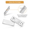 Ultra Thin Magnetic Door Catch with Screws, Drawer Magnet Catch