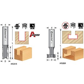 Amana Tool - 45664 Carbide Tipped T-Slot 5/8 Dia x 3/16 x 1/2" Shank