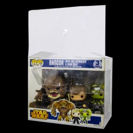Funko PopShield Protector for Funko Jabba The Hutt, Slave Leia, & Salacious B. Crumb