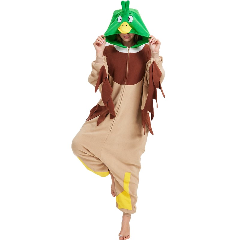 YUTCOTC Adult Wild Duck Onesie Pajamas,Wild Duck Costume animal Costume
