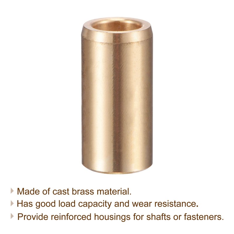 sourcing map Sleeve Bearings 8mm Bore 12mm OD 25mm Length