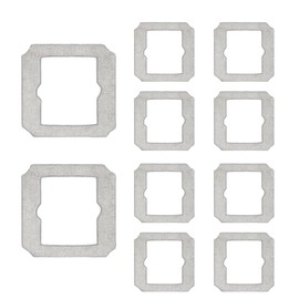 LISIBA 10 Pcs Cleaning Wipes Wipes, Mopping Mats for Ecovacs Winbot Mini Cleaning Robot, Washable and Reusable Cleaning Wipes Mop Pad Replacement Accessories