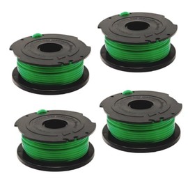 Galenkong 4 Pieces A6482 Trimmer Spool Lines Compatible with Black and Decker GL7033 GL8033 GL9035, Replacement Standard Autofeed Spool Wire (6m x 2mm)