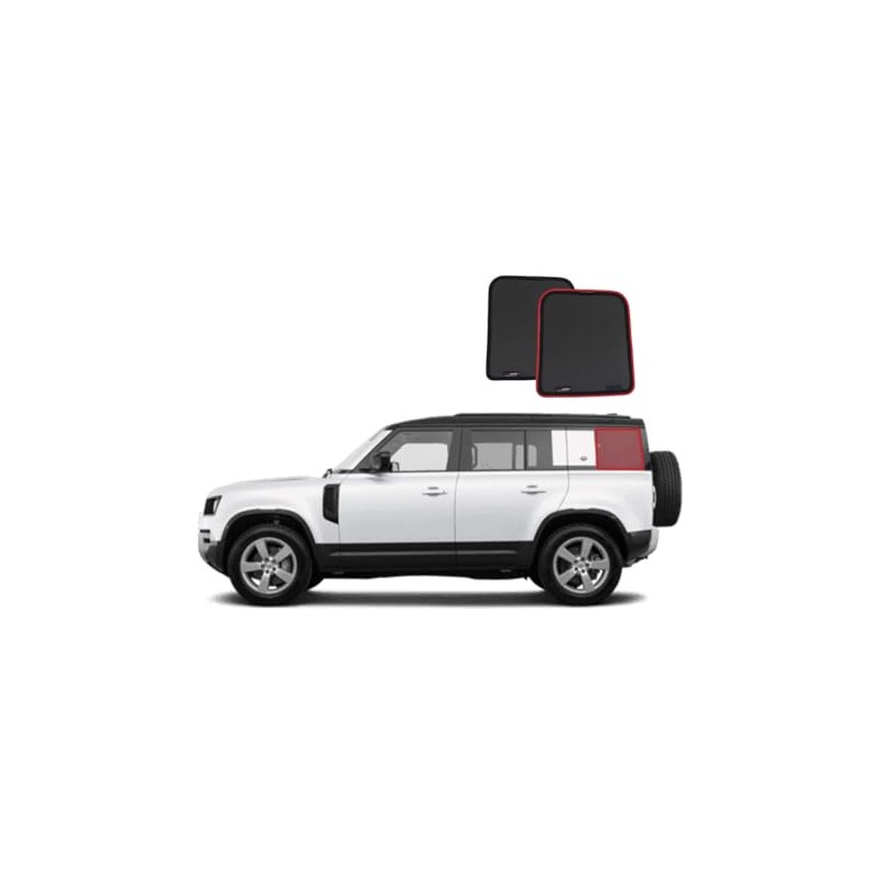 Genuine SNAPSHADES Port Window Shades for Land Rover Defender 110