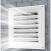 2pcs Attic Vent Soffit Vent Aluminum Wall Vent Metal Shed