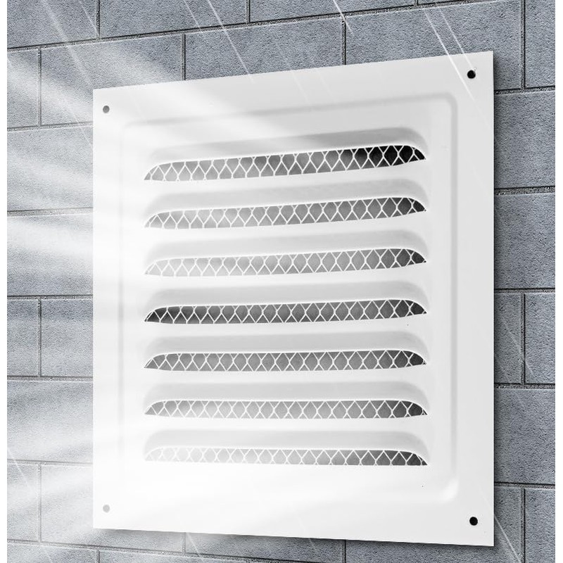 2pcs Attic Vent Soffit Vent Aluminum Wall Vent Metal Shed