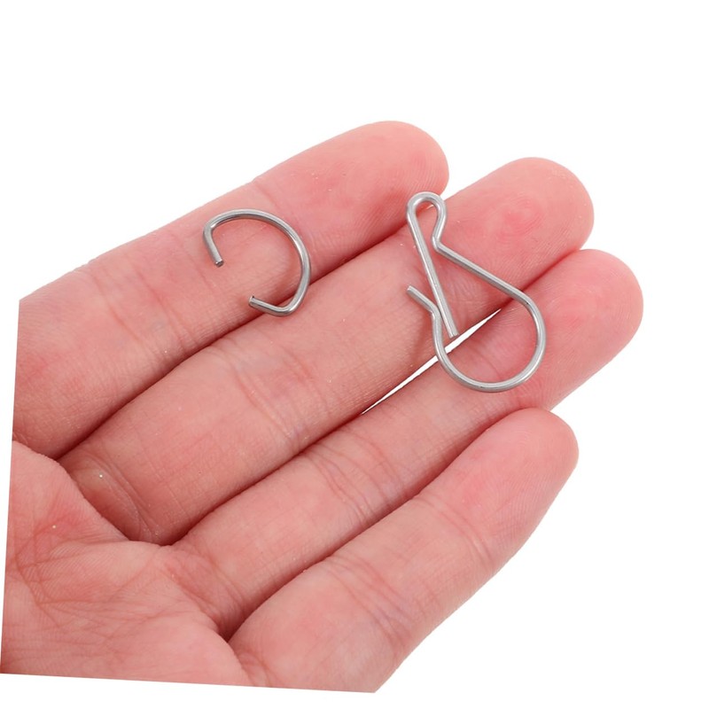 WHAMVOX Stainless Steel Toilet Flapper Chain Replacement Pcs Fit for