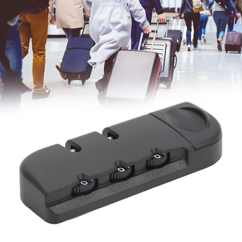 KIMISS Suitcase Security Lock Luggage Fixed Lock Plastic, Zinc Alloy