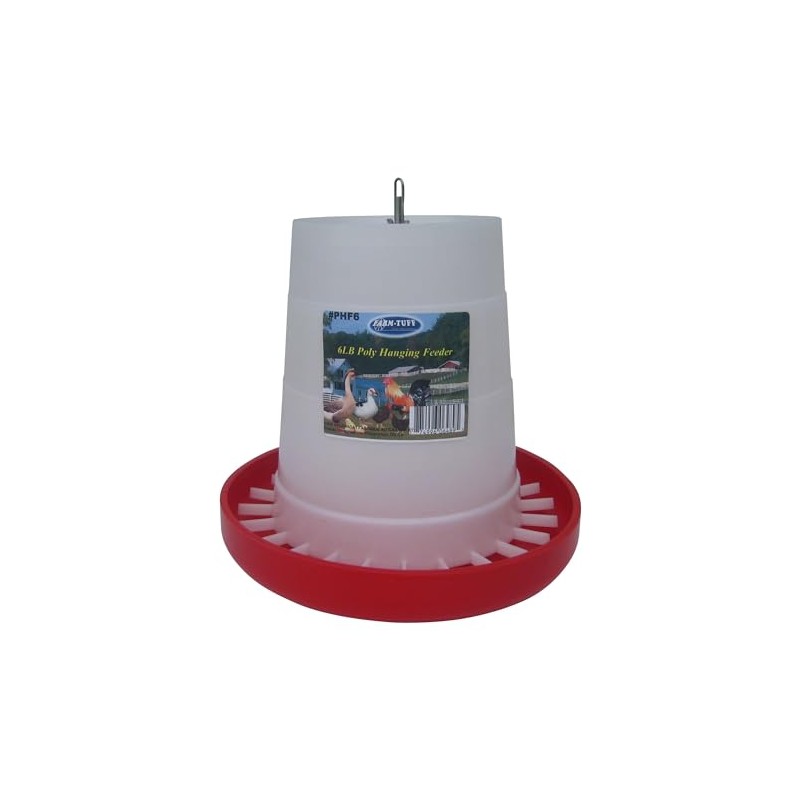 Farm Tuff 6-Pound Capacity Plastic Poultry Feeder