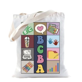 TSOTMO Behavior Therapist Gift Board Certified Behavior Analyst Tote Bag For BCBA RBT Gift ABA Gift (BCBA Tote)