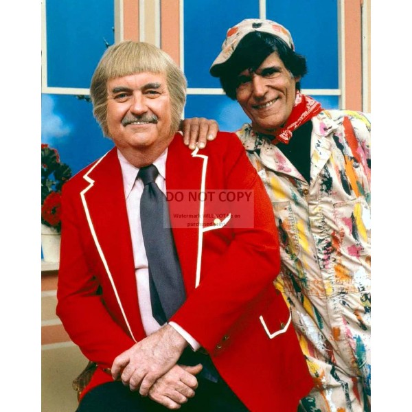 BOB KEESHAN & COSMO ALLEGRETTI "CAPTAIN KANGAROO" 8X10 PUBLICITY PHOTO