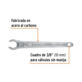 Truper LL-GA, Llave para tanque de gas fabricada en acero al carbono