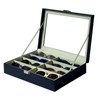 UnionPlus 8-Slots Sunglasses Case Organizer, Eyeglass Glasses Display Holder Collector,