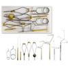 Fly Fishing Tying Tool Kit Including with Bobbin Finisher Scissors