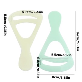 4 Pcs Eyebrow Stencils, Reusable Eyebrow Template Eyebrow Guide Eyebrow Shaping Kit, 2 Styles Eyebrow Stencil Eyebrow Stamp with Handle Eyebrow Positioning Tool