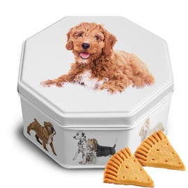 Campbells Shortbread Petticoat Tails Shaped Cookies | Scottish Pure Butter Cookies | in Dog Designed Tin | Perfect British Gift for Dog Lovers | 4.06 Oz (115g) | (Pack of 3)