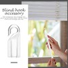 PRETYZOOM 24Pcs Blind Wand Hook Tip Replacement Plastic Hardware Tilt