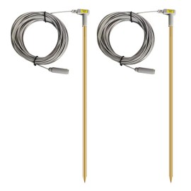 Brass Grounding Rod with 40ft Wire,Earthing Rod Great to Use with Grounding Mat,Pillowcase,Pad (Brass Grounding Rod Kit(Set of 2))