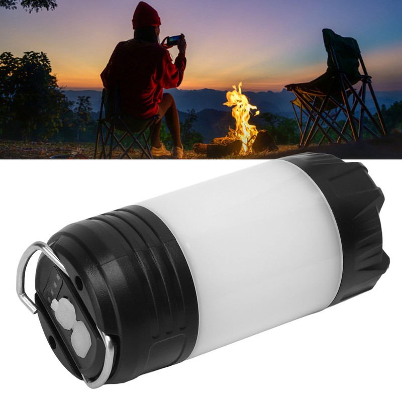 LED Tent Lamp 4 Gears Ergonomic Handle USB Charging Portable