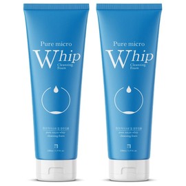 Salim White Paper Pure Micro Whip Cleansing Foam, 230ml, 2 pieces / 살림백서 퓨어 마이크로 휩 클렌징폼, 230ml, 2개