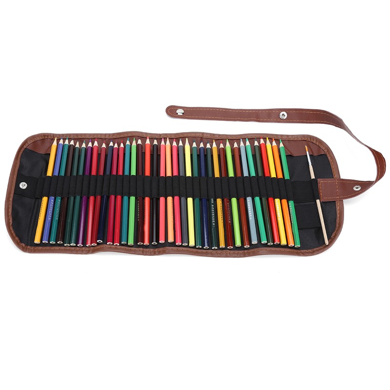 1 Box Colored Pencil Set 36 Colors WaterSoluble Students Painting