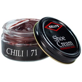 Kelly's Chili Shoe Polish 1.5 oz - Professional Leather Shoe Cream