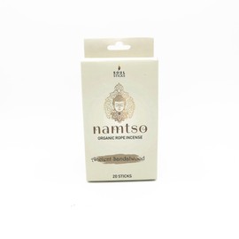 SOUL STICKS Namtso Tibetan Handmade Rope Incense 20 Sticks Handrolled Himalayan Lokta Paper Incense 4 Inch (Sandalwood)