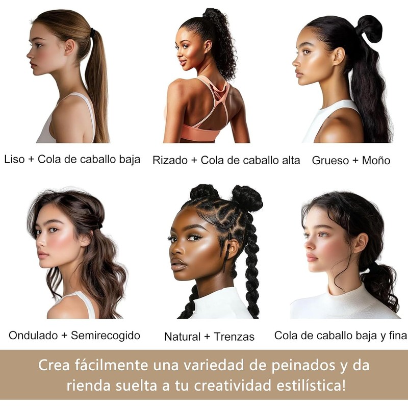 TOAO 80 Pcs Ligas para Cabello Elásticas, elegantes lazos para