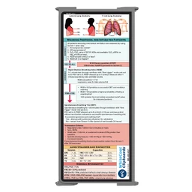Whitecoat Clipboard® Trifold - Respiratory Therapy Edition (Silver, Trifold)