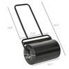 Outsunny 20-Inch Push/Tow Behind Lawn Roller Filled with 10 Gal