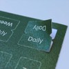 Monthly Adhesive Index Tabs Month Stickers for Students, Professionals, and