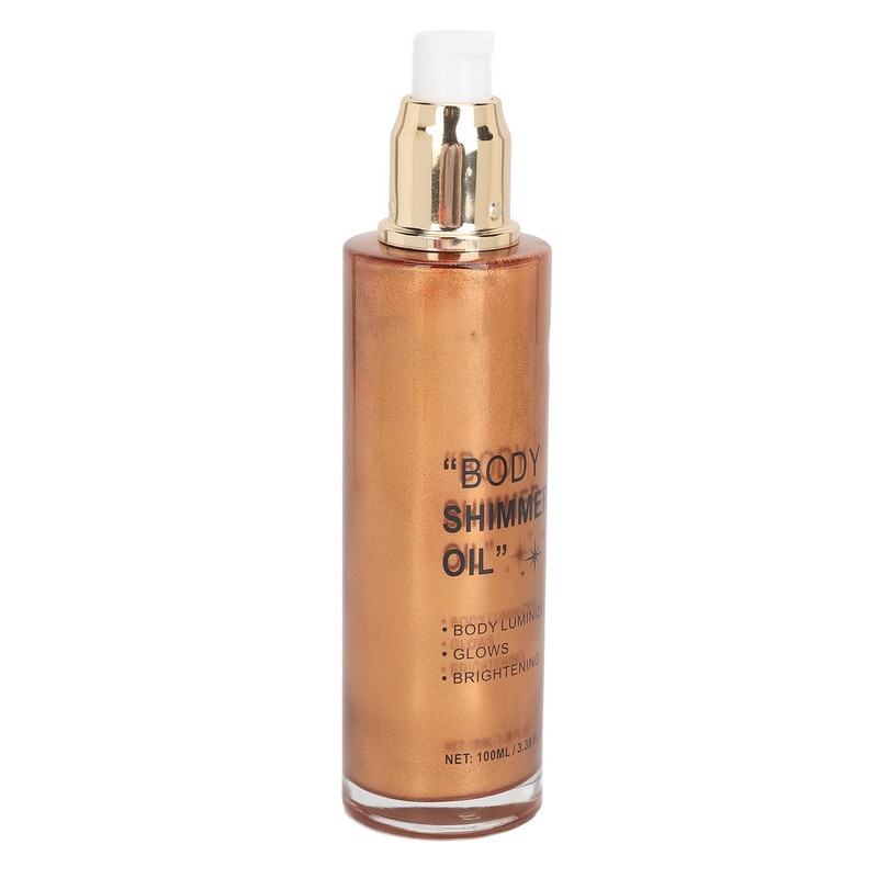 100ml Body Highlighter Oil Long Lasting Face Glitter Illuminator Shimmering