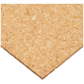 Kawaji Shoten Cork Sheet, Medium Grit, 11.8 x 11.8 x 0.2 inches (300 x 300 x 4 mm), Brown