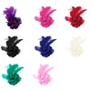 Song Qing Women's Fascinator Feather Flower Pin Brooch Corsage Bridal