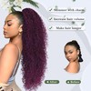 Alebery 27 Inch Drawstring Ponytail Extension for Black Women Deep