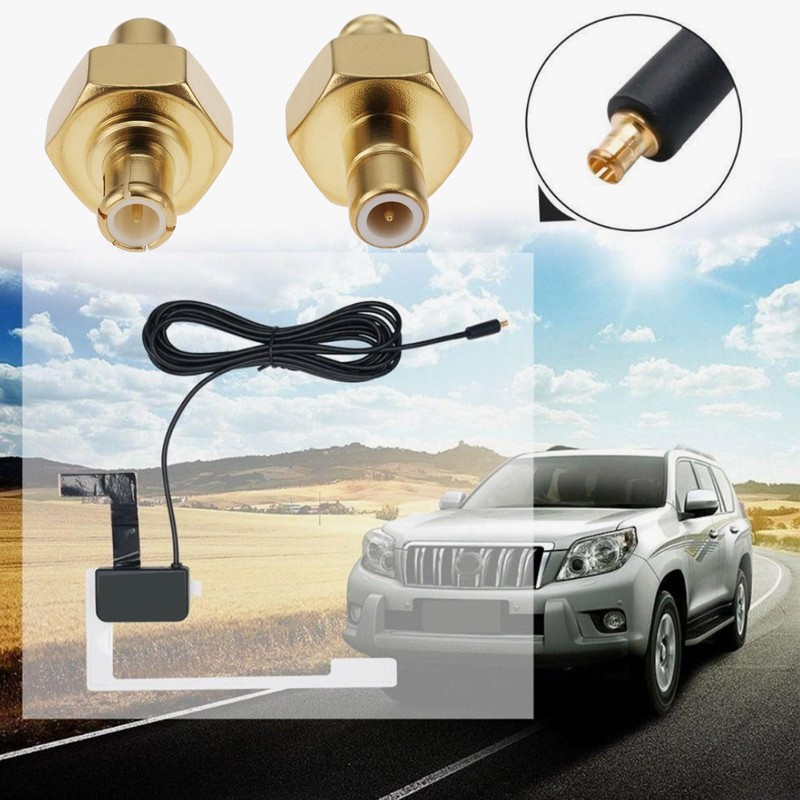 Create idea 4 Stück SMB-Stecker auf MCX-Stecker-Adapterstecker für DAB DVB-T