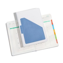QIXCOZTI 2026 Weekly & Monthly Hardcover Planner 8.3" x 5.7" - 12 Month (January 2026 - December 2026) Small Calendar Planner Pocket Notes 100 GSM Paper Sage Green (blue)