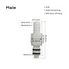 BBTUS 2 Pieces 1/4" 3/8" 5/16" Plastic Hose Barb Valve