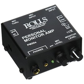 Rolls PM50s Personal Monitor Amplifier , Black